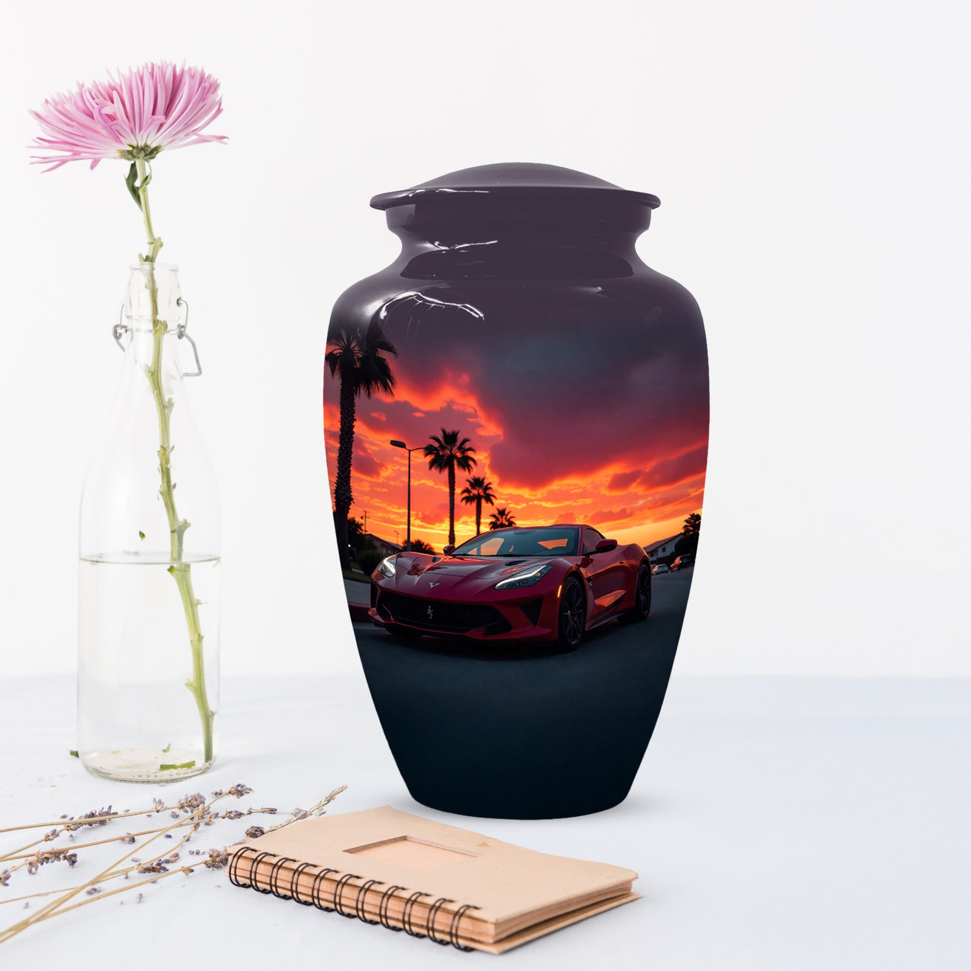Classic Car Urns for Dad | Personalized Cremation  Large  Urn Adult Male | Custom Urns for Father & Papa