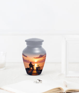 Fishing Cremation Urn for Human Ashes | Adult Fishing Memorial Urn