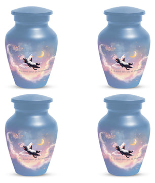 Angel Cat Cremation Urn for Human Ashes | Adult Cat Memorial Urn