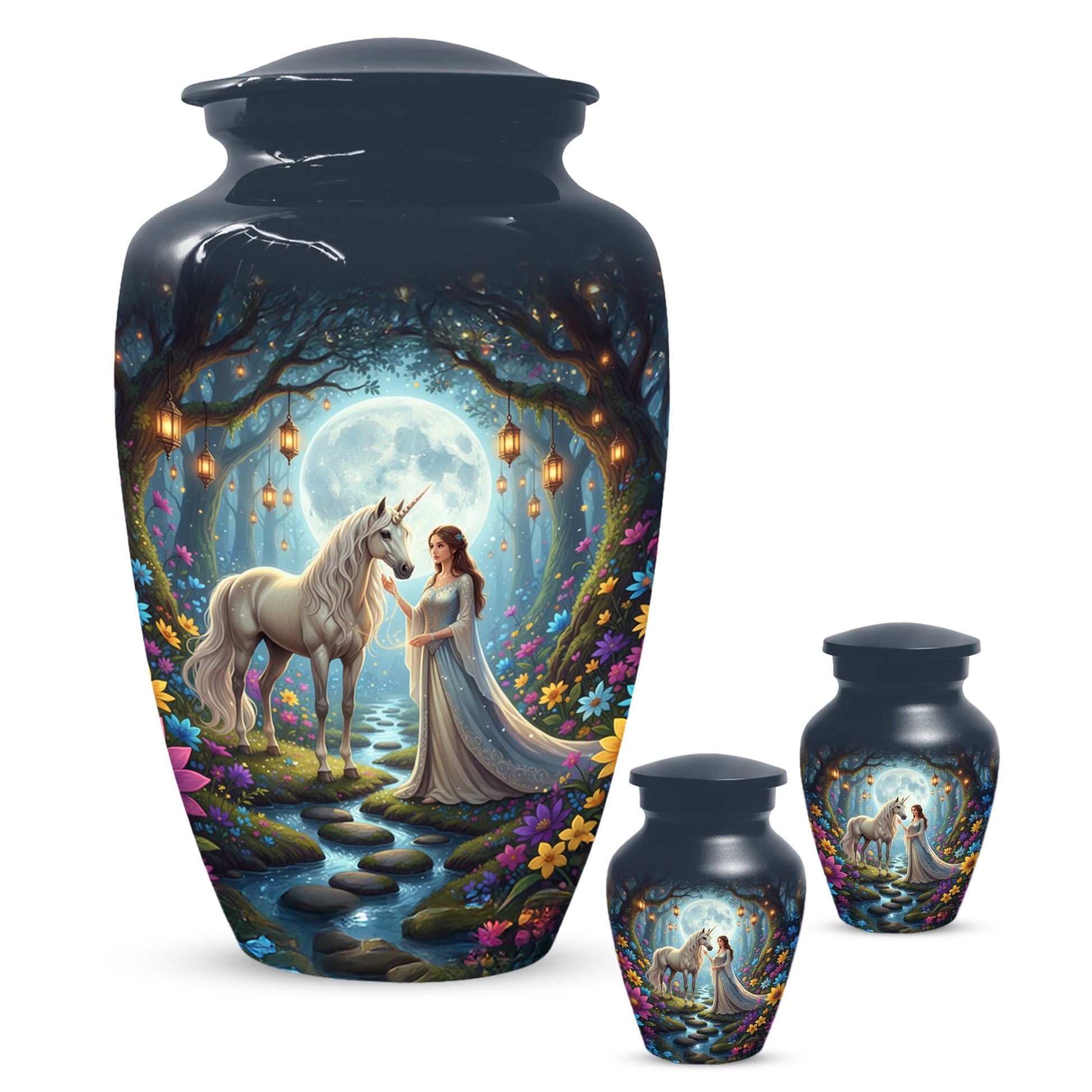 Unicorn Urn for Mom & Women | Beautiful Fantasy Cremation Urn for Female Ashes