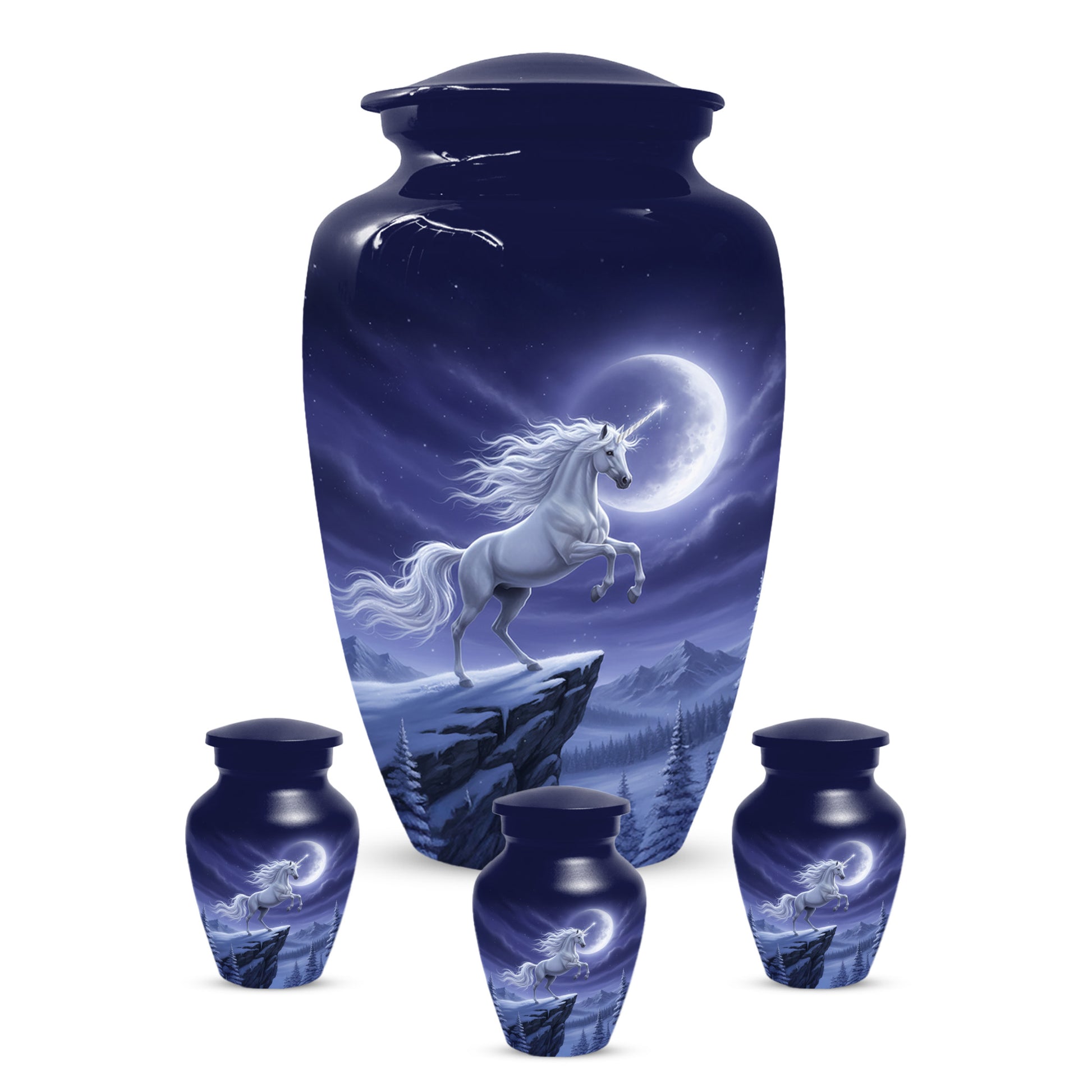 Unicorn Cremation Urn for Human Ashes | Unique Adult Female Memorial Urn