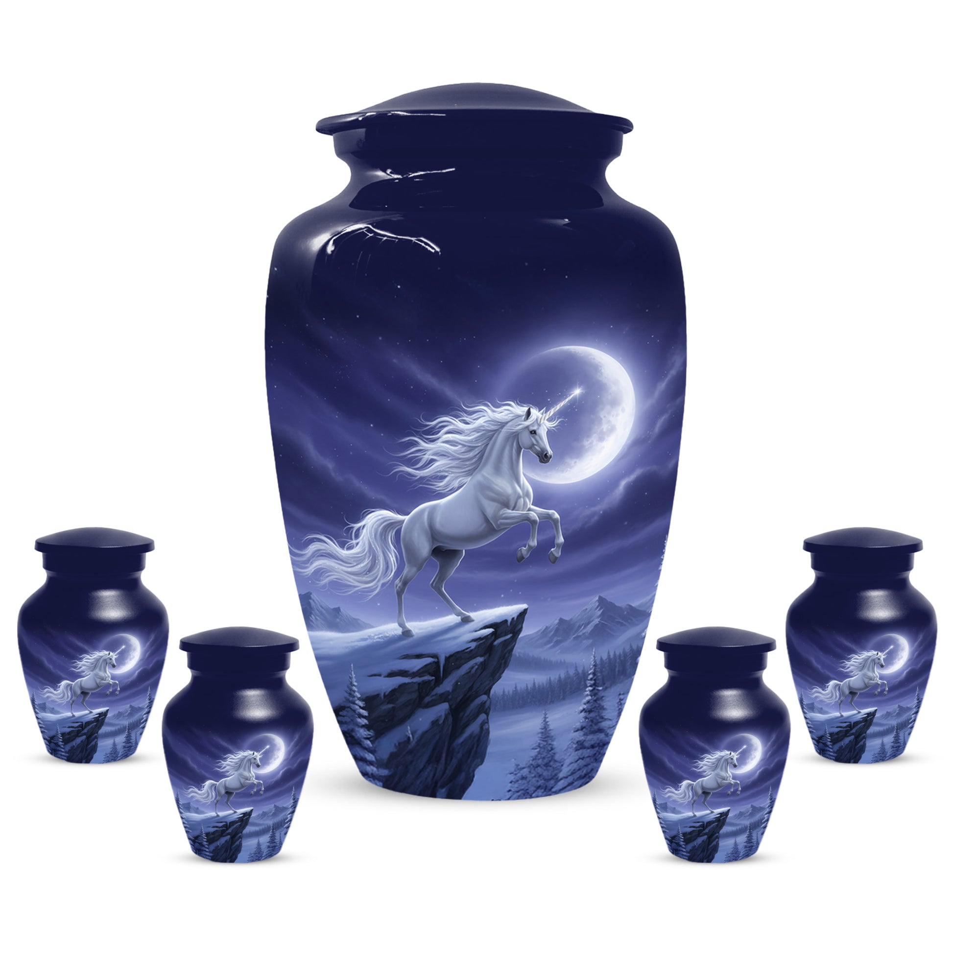 Unicorn Cremation Urn for Human Ashes | Unique Adult Female Memorial Urn