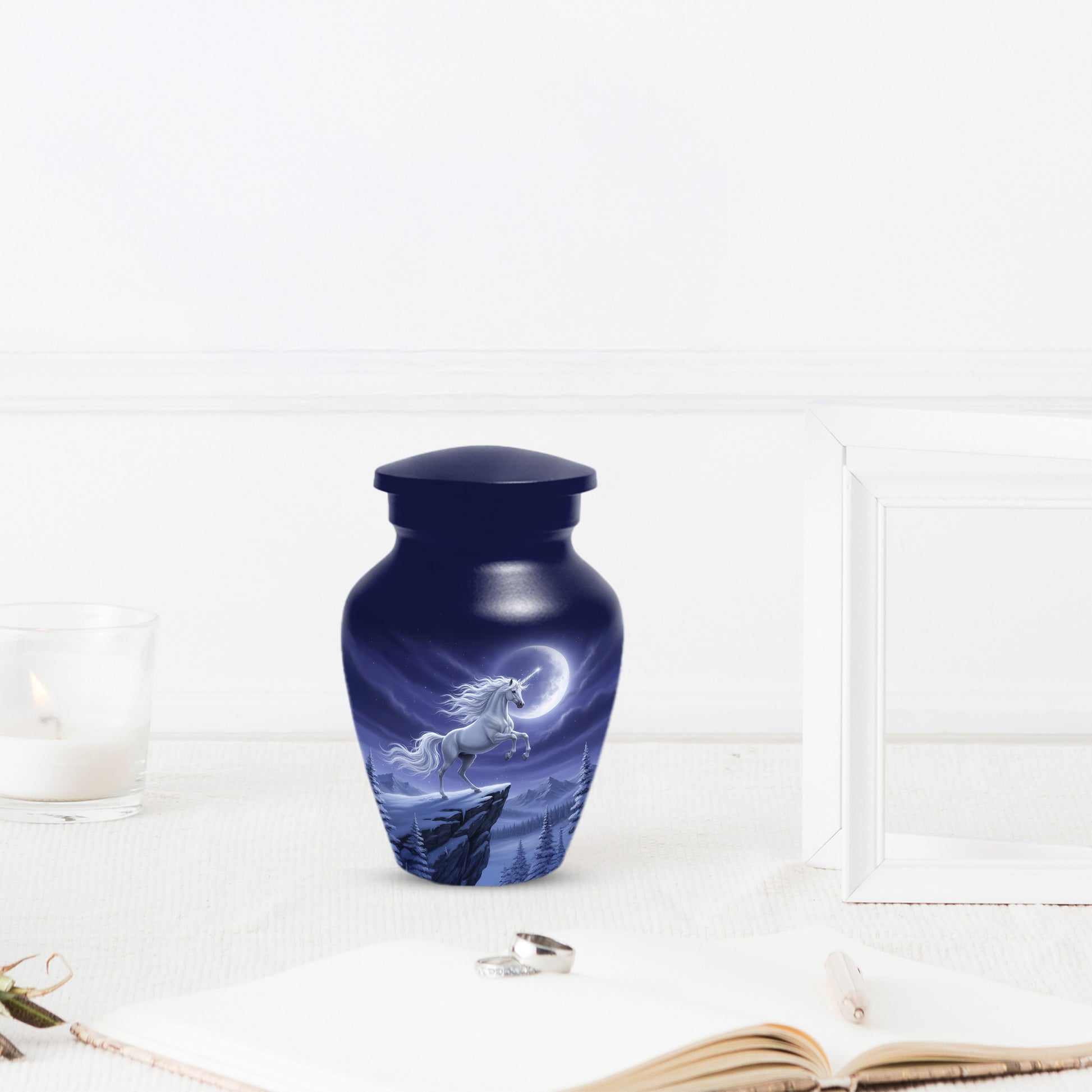 Unicorn Cremation Urn for Human Ashes | Unique Adult Female Memorial Urn