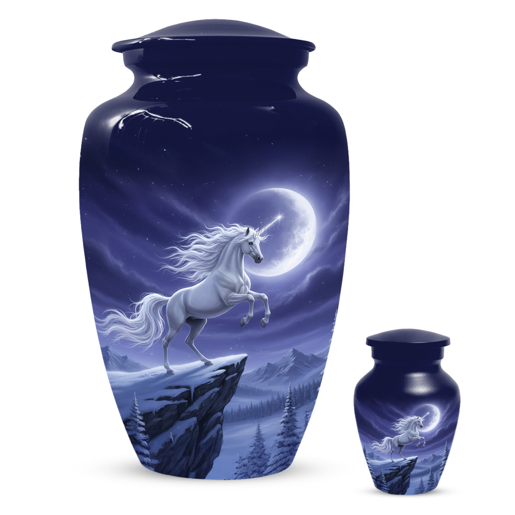 Unicorn Cremation Urn for Human Ashes | Unique Adult Female Memorial Urn