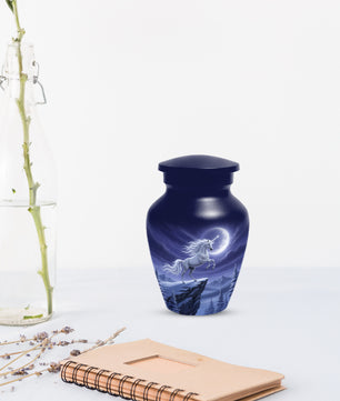 Unicorn Cremation Urn for Human Ashes | Unique Adult Female Memorial Urn