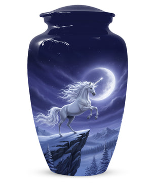 Unicorn Cremation Urn for Human Ashes | Unique Adult Female Memorial Urn