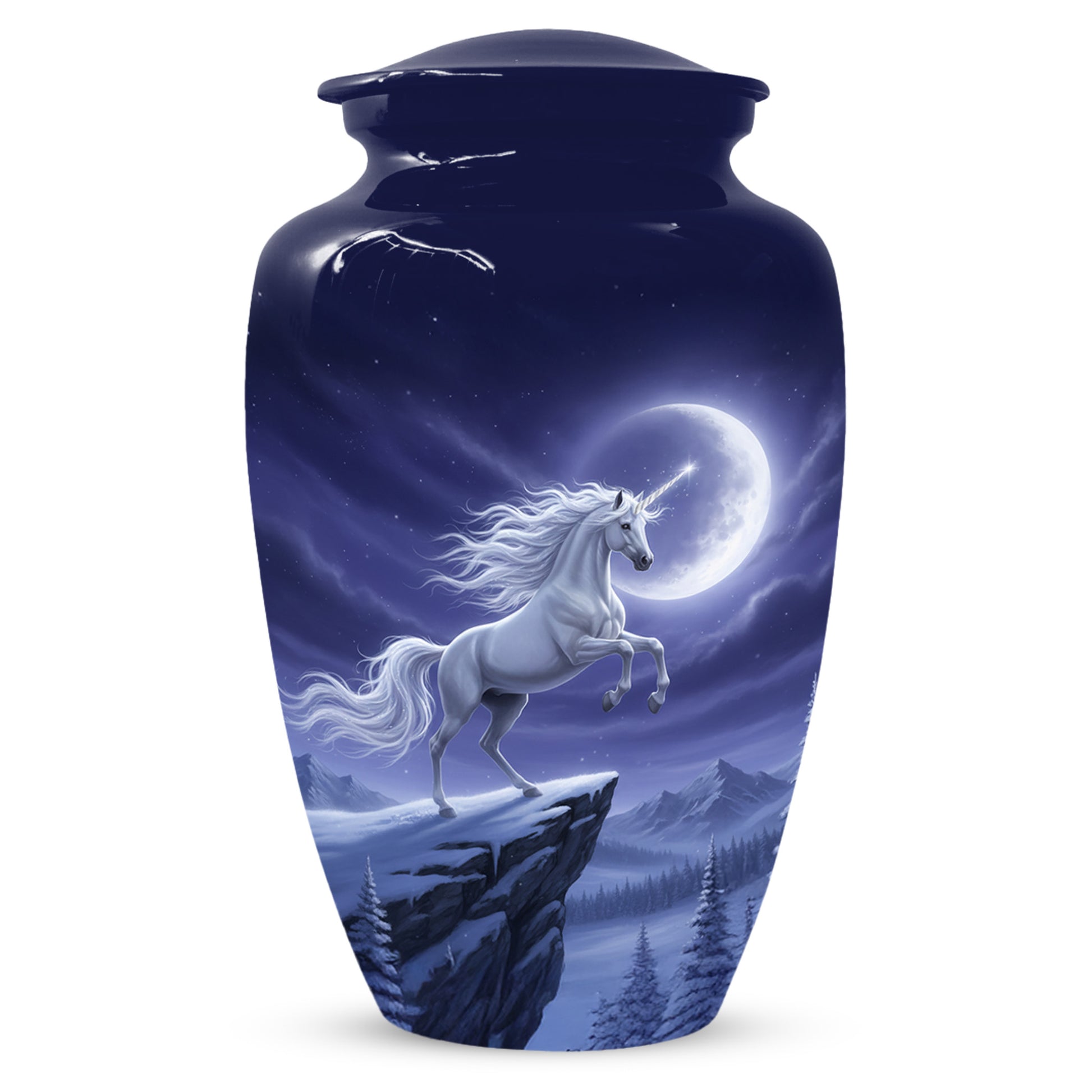 Unicorn Cremation Urn for Human Ashes | Unique Adult Female Memorial Urn