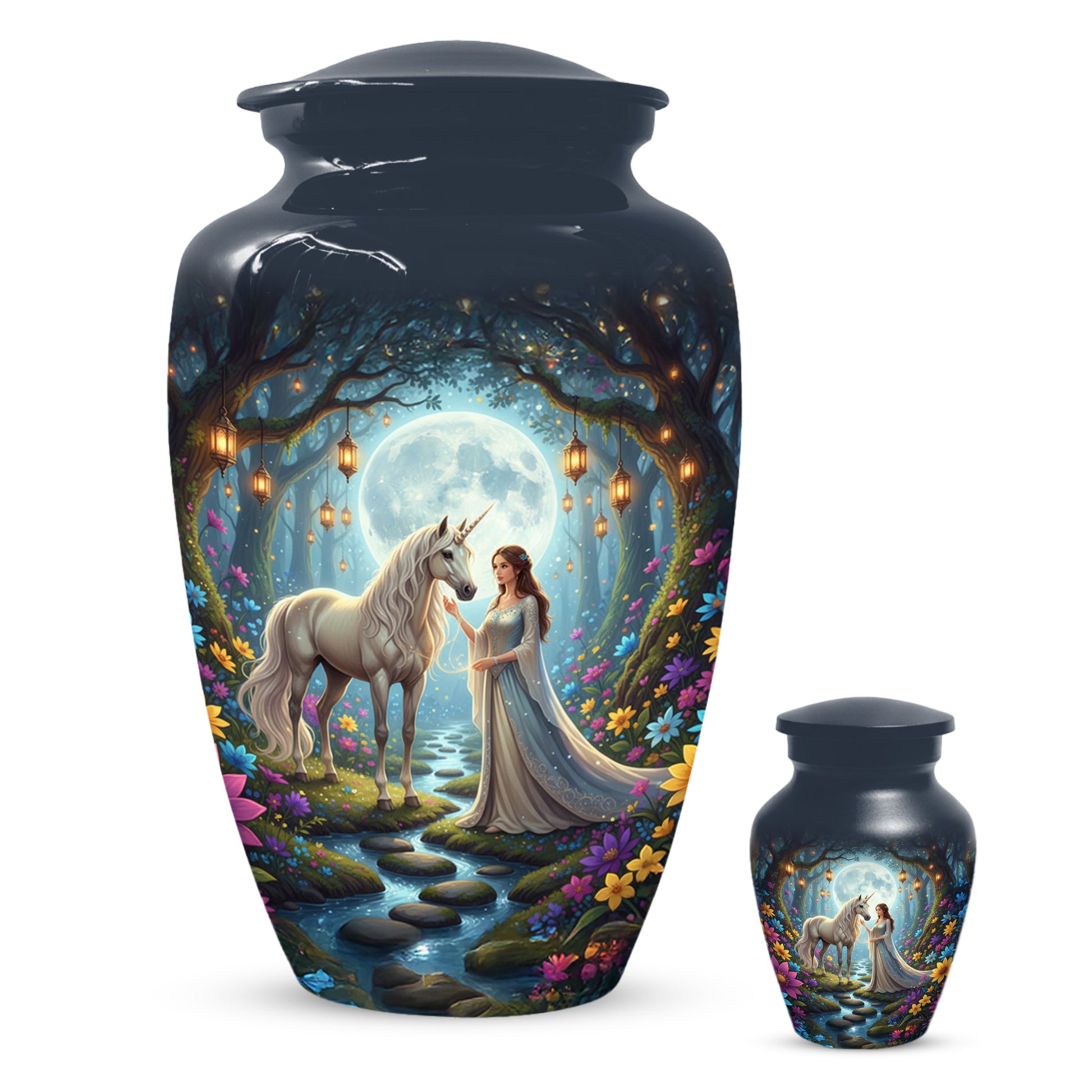 Unicorn Urn for Mom & Women | Beautiful Fantasy Cremation Urn for Female Ashes