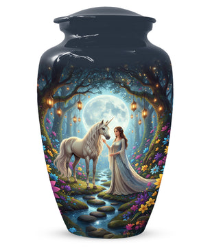 Unicorn Urn for Mom & Women | Beautiful Fantasy Cremation Urn for Female Ashes