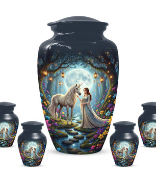 Unicorn Urn for Mom & Women | Beautiful Fantasy Cremation Urn for Female Ashes