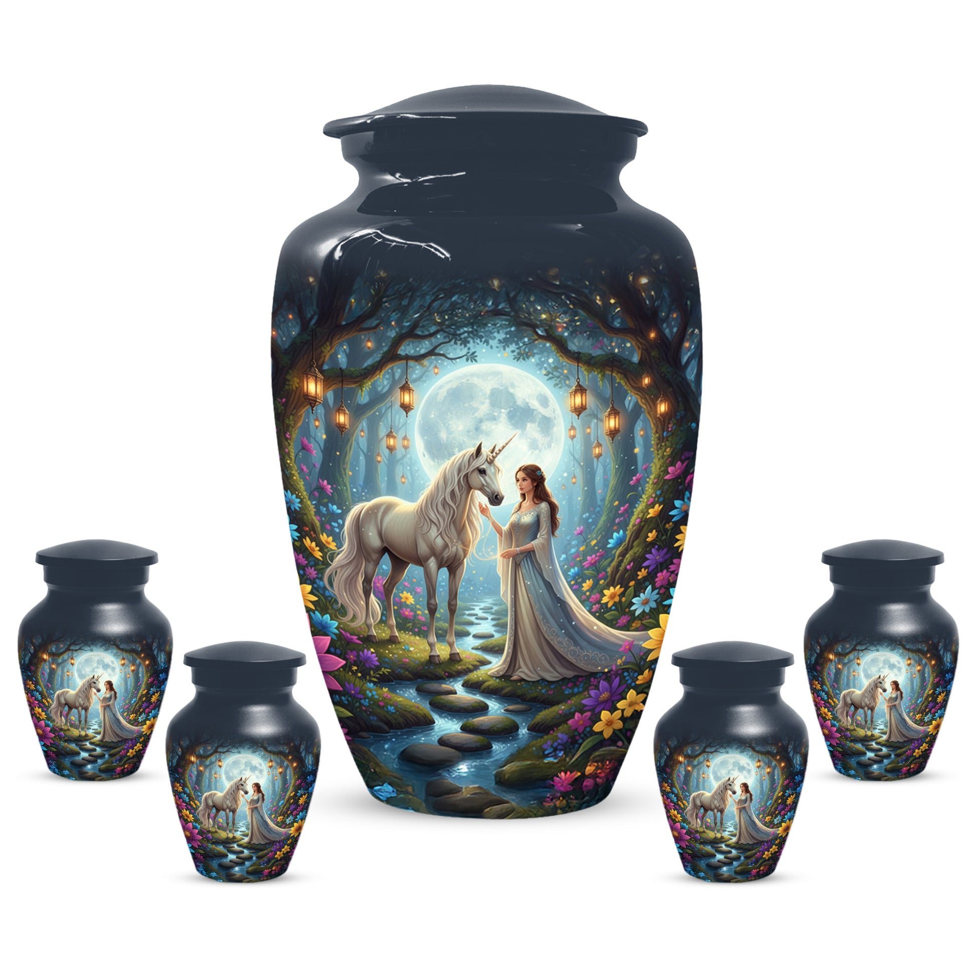 Unicorn Urn for Mom & Women | Beautiful Fantasy Cremation Urn for Female Ashes