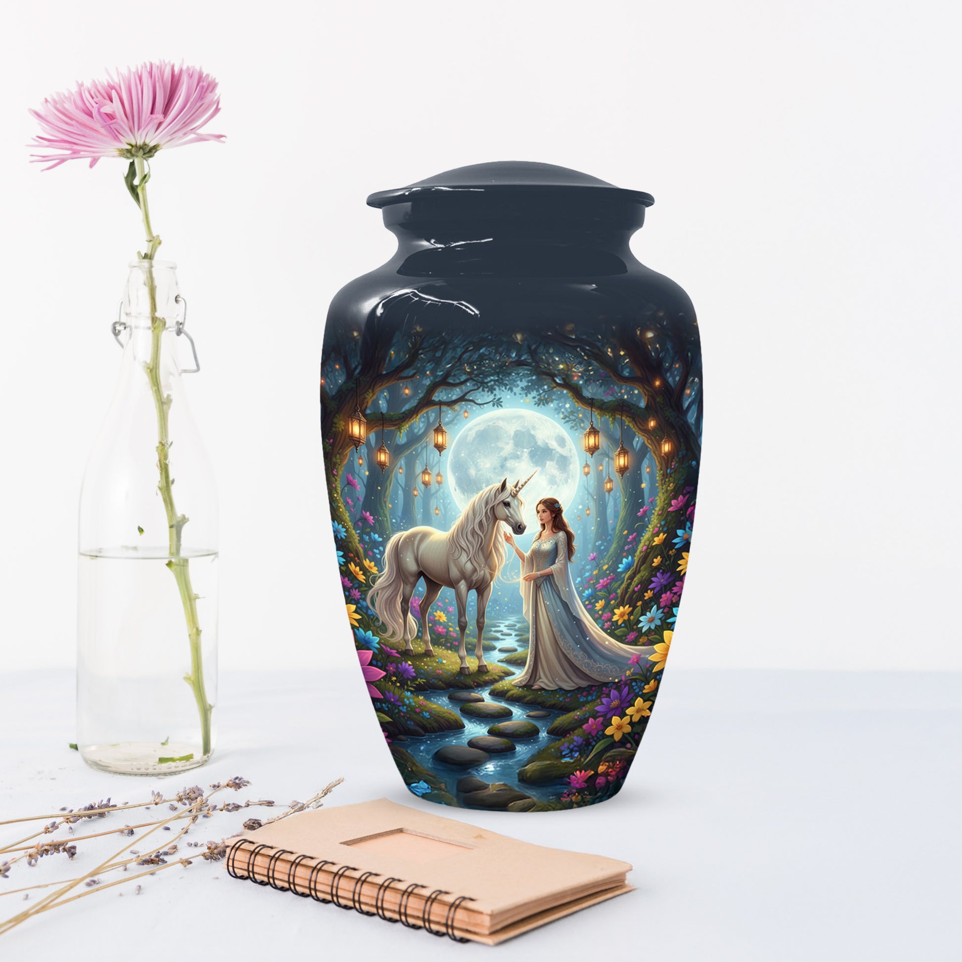 Unicorn Urn for Mom & Women | Beautiful Fantasy Cremation Urn for Female Ashes