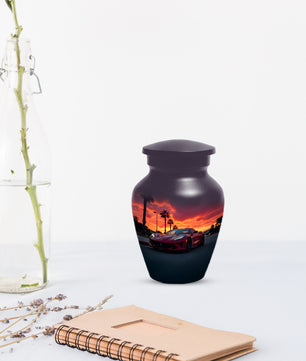 Classic Car Urns for Dad | Personalized Cremation  Large  Urn Adult Male | Custom Urns for Father & Papa