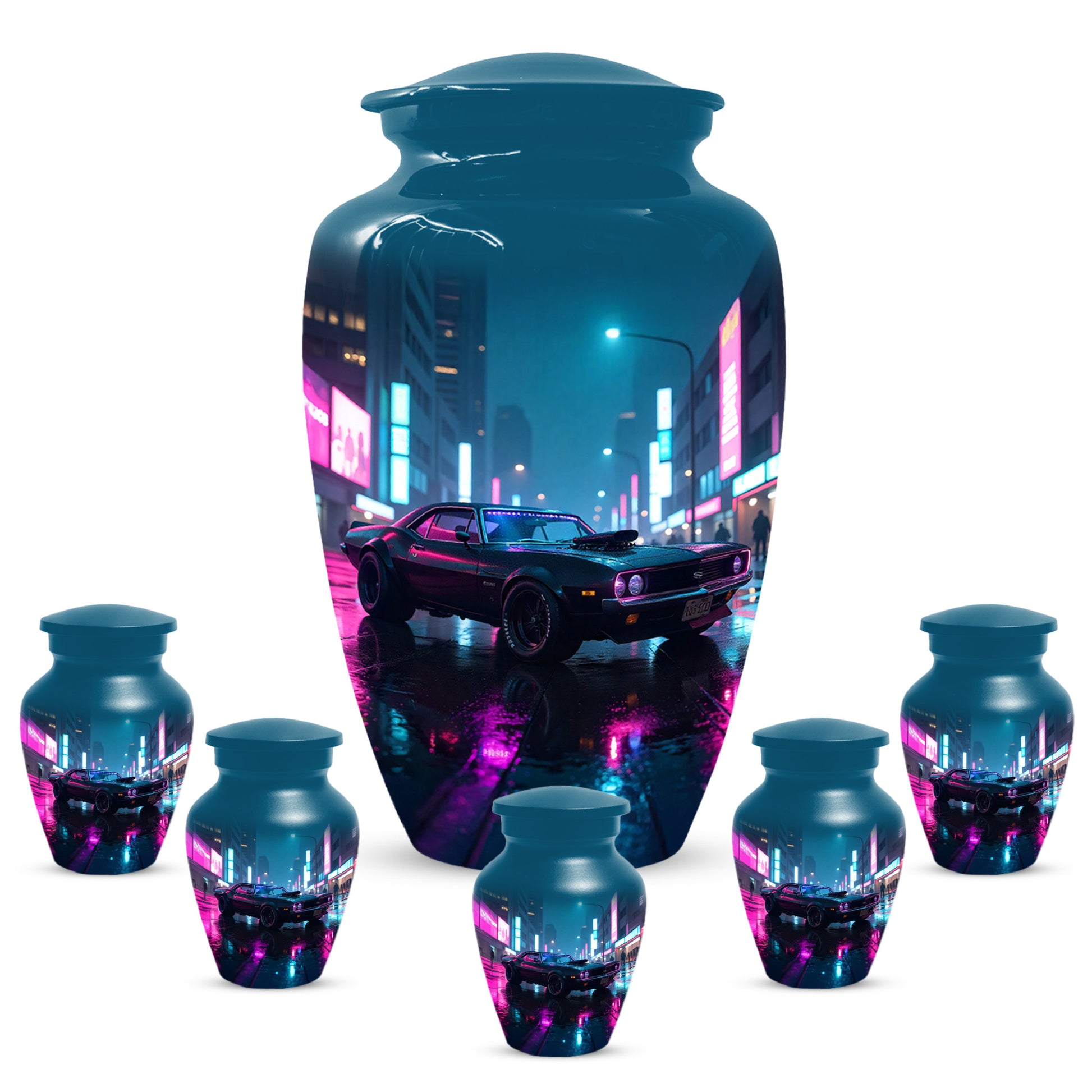 Classic Muscle Car Urn for Adult Ashes | Automotive Adult Cremation Urn