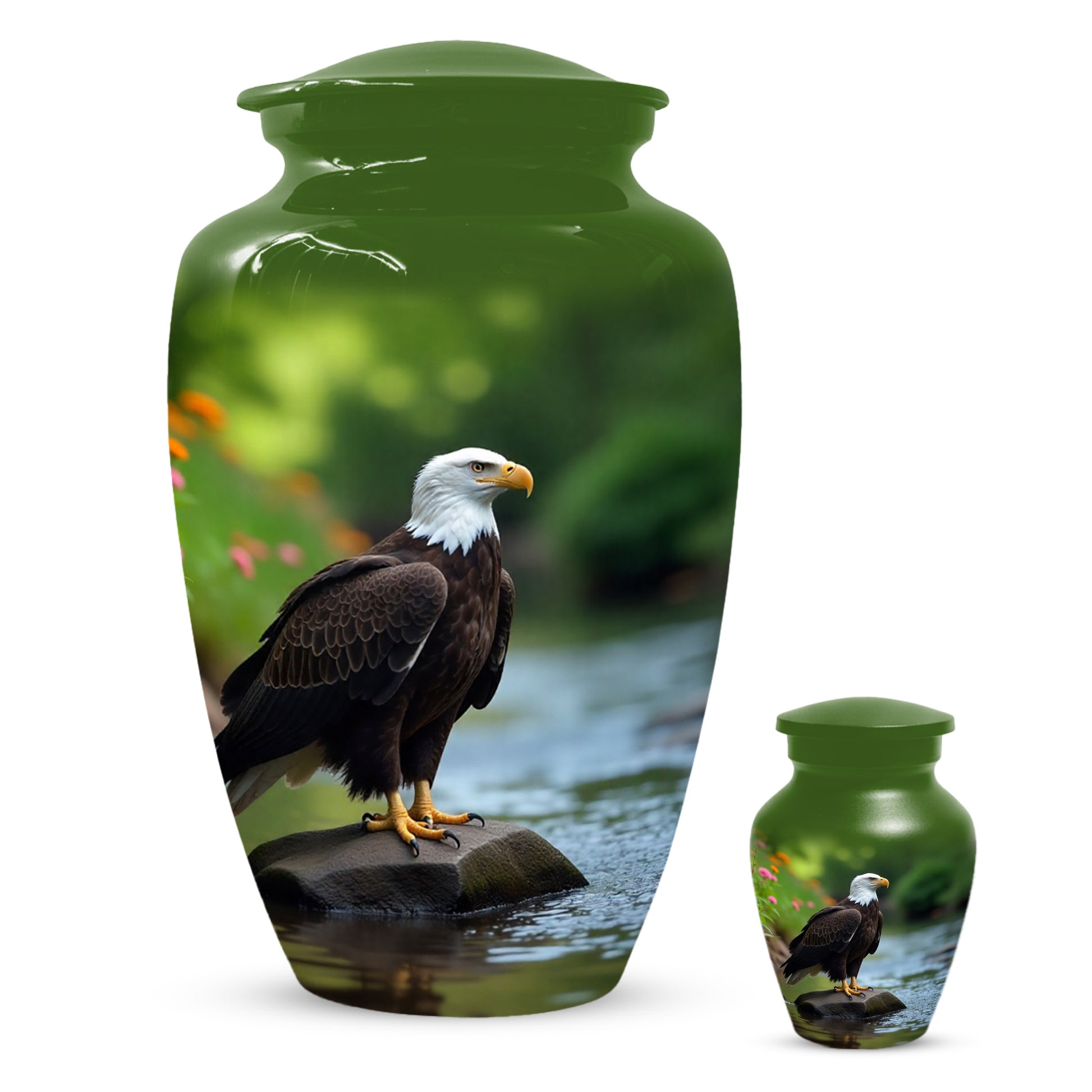 Eagle Urn for Human Ashes | Majestic Eagle Adult Cremation Urn | Memorial Funeral Urn