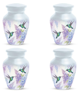 Hummingbird Urn For Women Ashes - Personalized Cremation Keepsake Small Urns For Mom