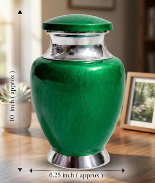 Art Urn for Ashes Adult Male, Color Customization Urns for Human Ash, (Color Theme, Variation 01)