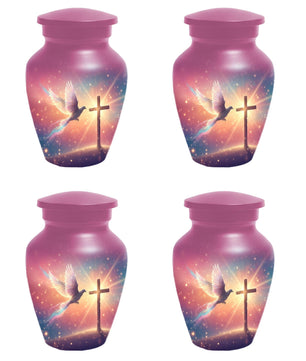 Dove Cremation Urn for Ashes - Cross Religious Urns For Male & Female Ash