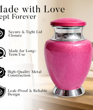 Art Urn for Ashes Adult Male, Color Customization Urns for Human Ash, (Color Theme, Variation 01)