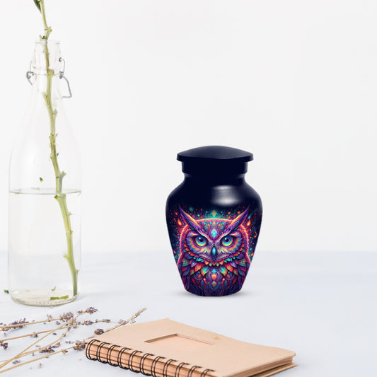 Owl Cremation Urn for Ashes – Custom Colorful Owl Memorial Urns for Mom& Dad -Women & Men
