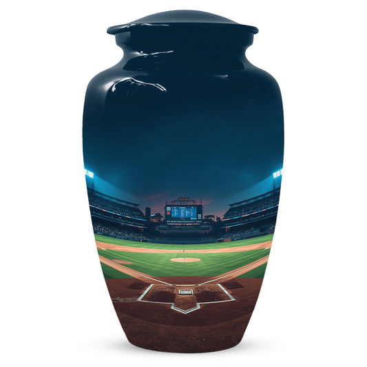 Baseball Stadium Urn for Human Ashes | Baseball Cremation Urn for Adult Memorial