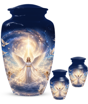 Angel  Cremation  Urn for Ashes - Heavenly Memorial  Keepsake for Women