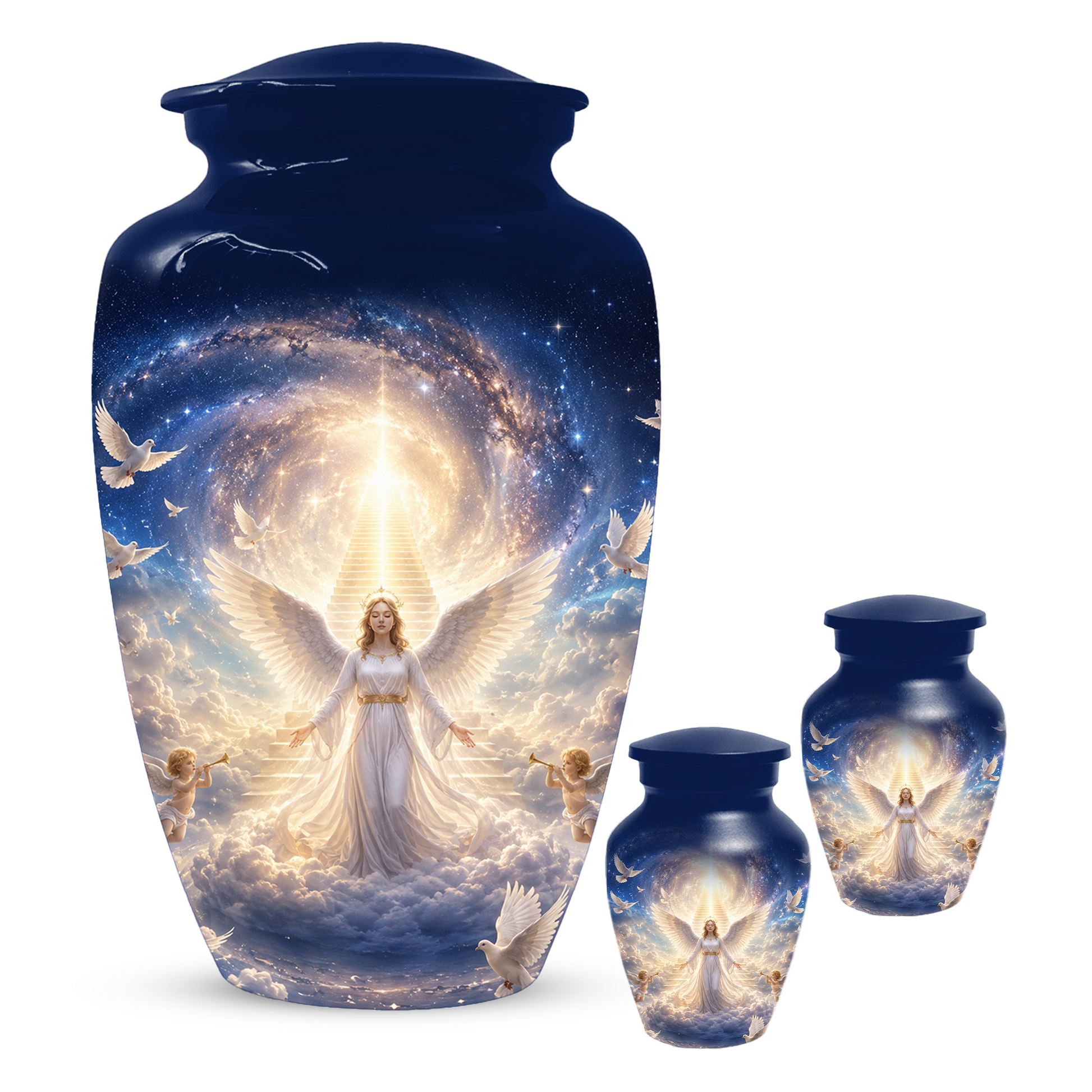 Angel  Cremation  Urn for Ashes - Heavenly Memorial  Keepsake for Women