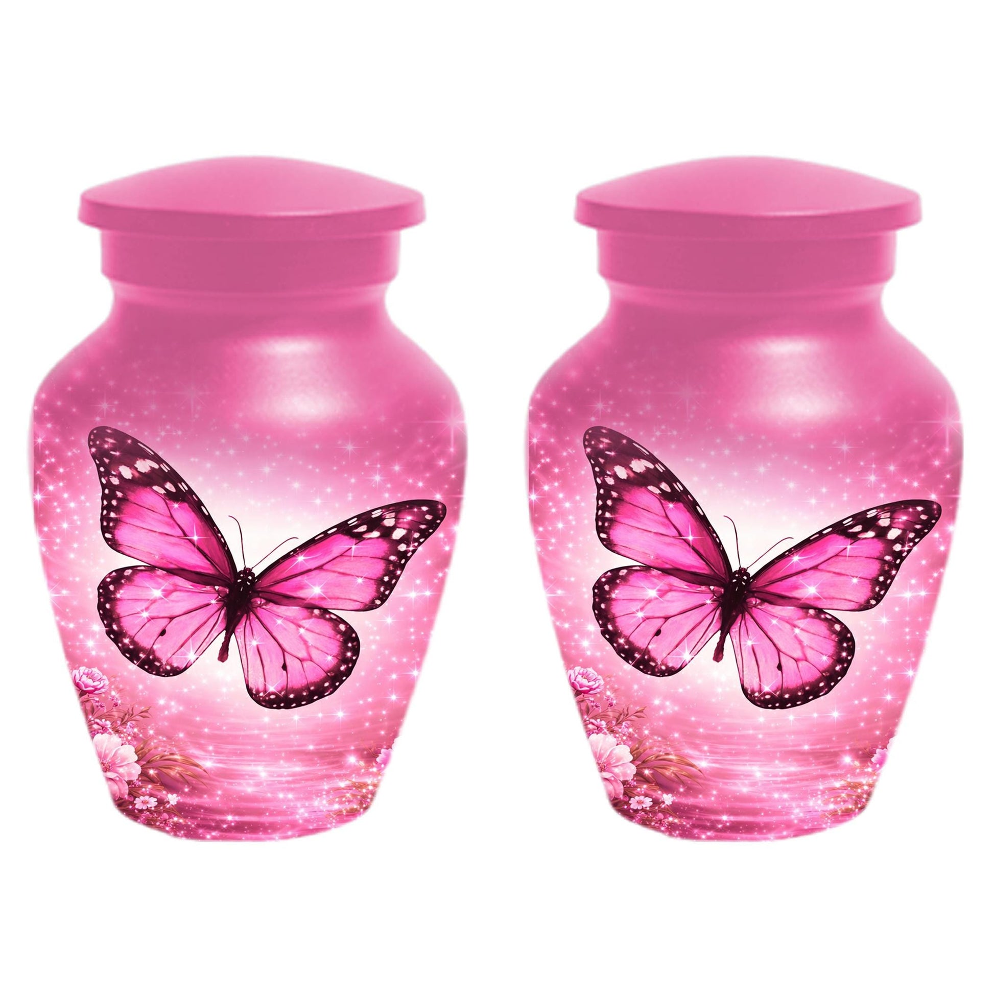 Butterfly Urn For Mom Ashes - Pink Cremation Urns For Adult Female