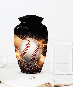 Baseball Memorial Urn | Custom Cremation Urn for Human Ashes