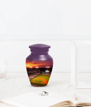 Baseball Stadium Memorial Urn | Custom Cremation Urn for Human Ashes