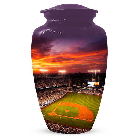 Baseball Stadium Memorial Urn | Custom Cremation Urn for Human Ashes