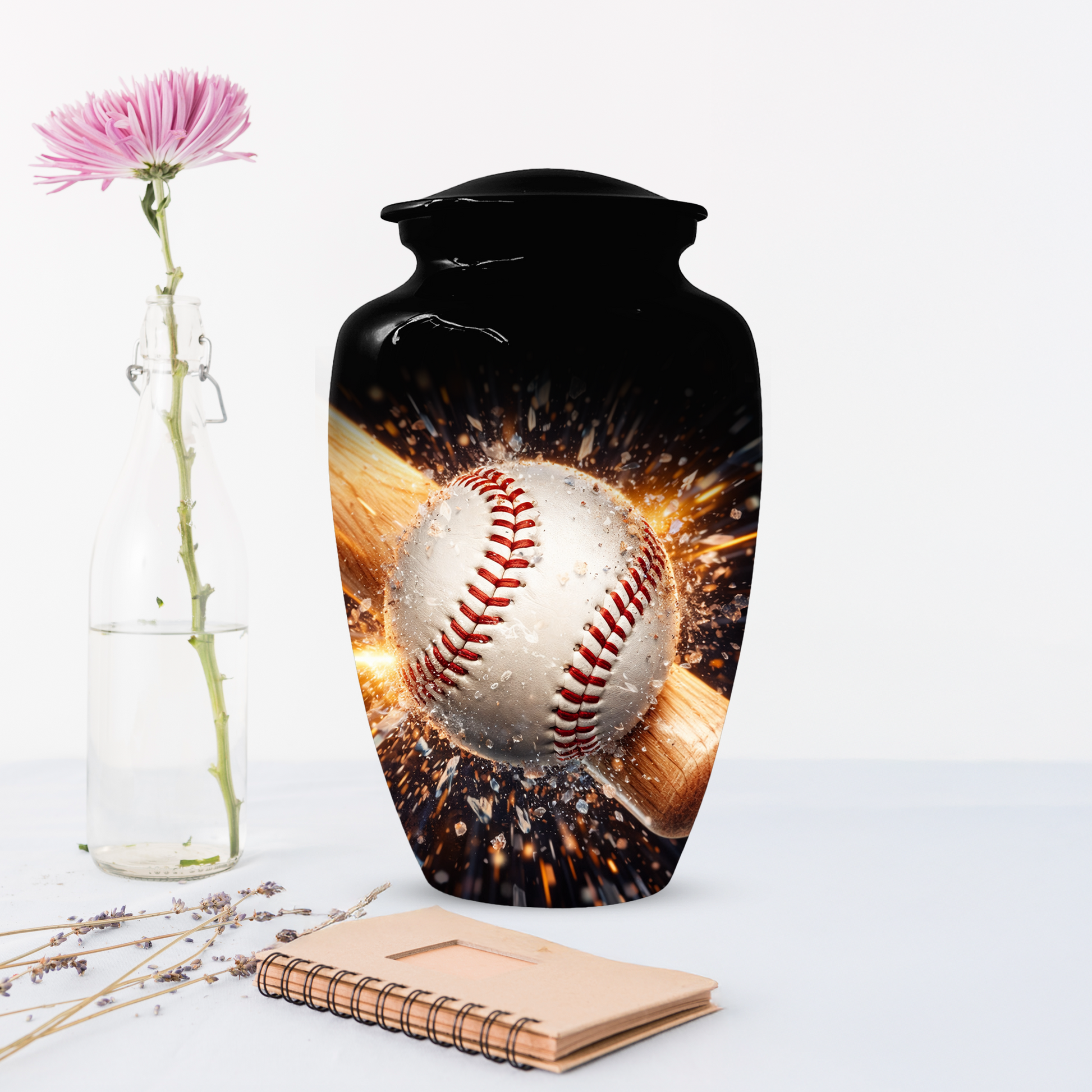 Baseball Memorial Urn | Custom Cremation Urn for Human Ashes