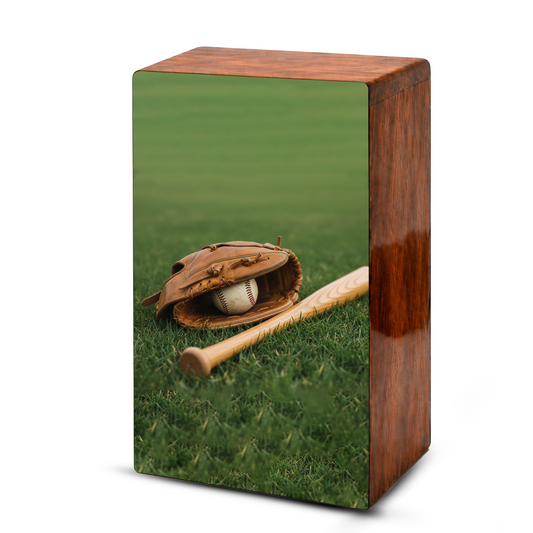 Baseball Bat Urn For Male Ashes - Sports Cremation Urns For Dad