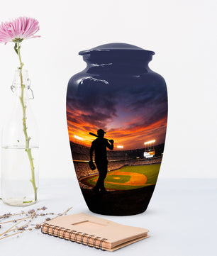Baseball Memorial Urns for Ashes -  Personalized Cremation Keepsake for Dad | Custom Urn for Father