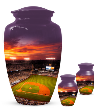 Baseball Stadium Memorial Urn | Custom Cremation Urn for Human Ashes