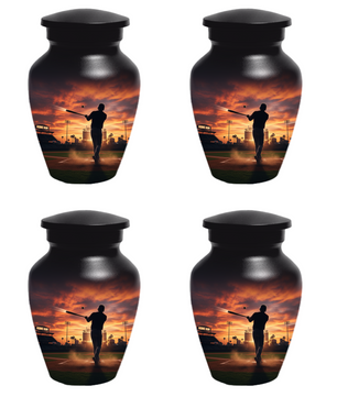 Baseball Player Urn for Human Ashes, Custom Baseball Memorial Urn, Large Adult Cremation Urn