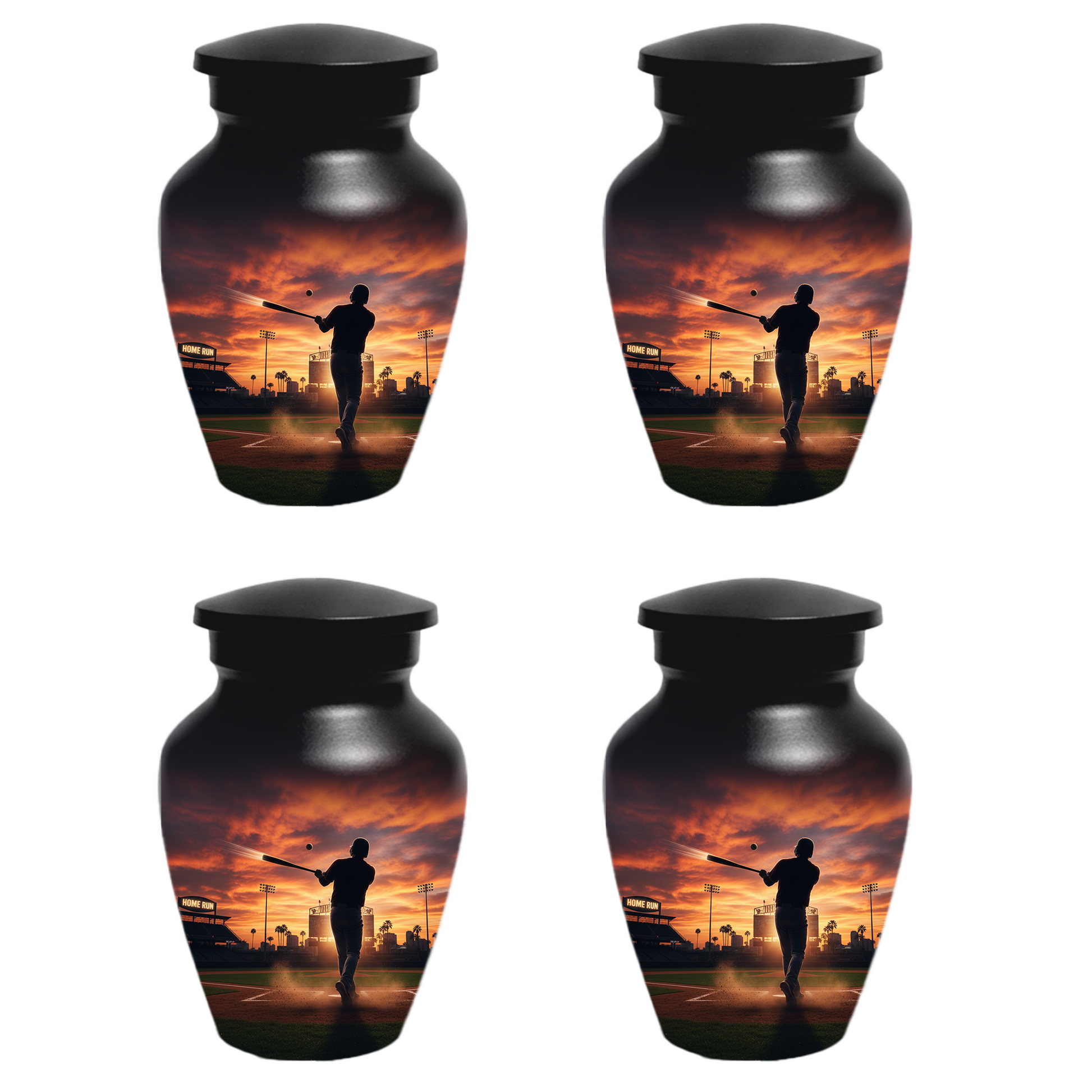 Baseball Player Urn for Human Ashes, Custom Baseball Memorial Urn, Large Adult Cremation Urn