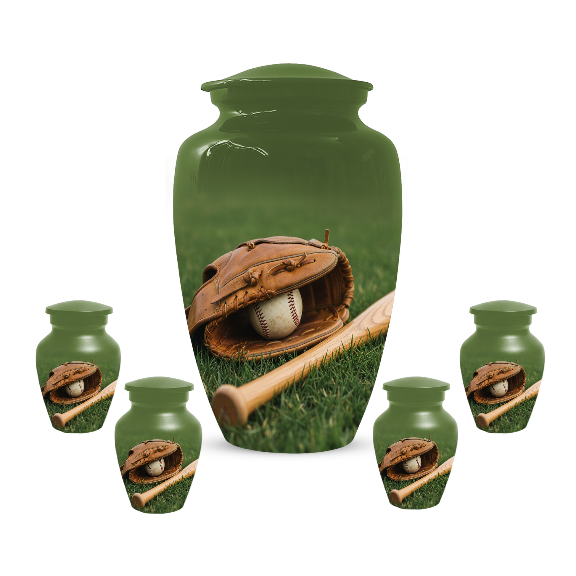 Baseball Urn for Dad | Personalized Cremation Urn for Ashes
