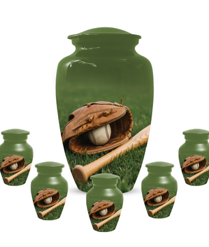 Baseball Urn for Dad | Personalized Cremation Urn for Ashes