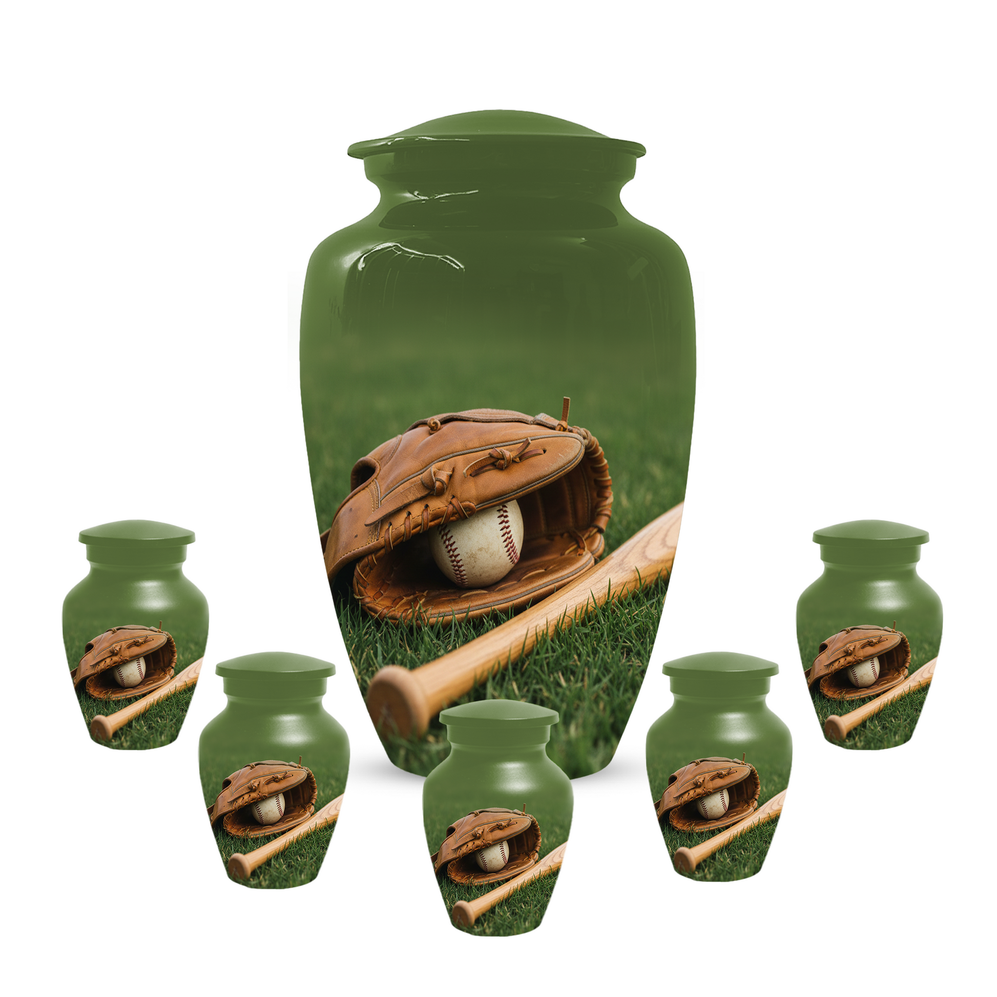 Baseball Urn for Dad | Personalized Cremation Urn for Ashes