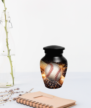 Baseball Memorial Urn | Custom Cremation Urn for Human Ashes