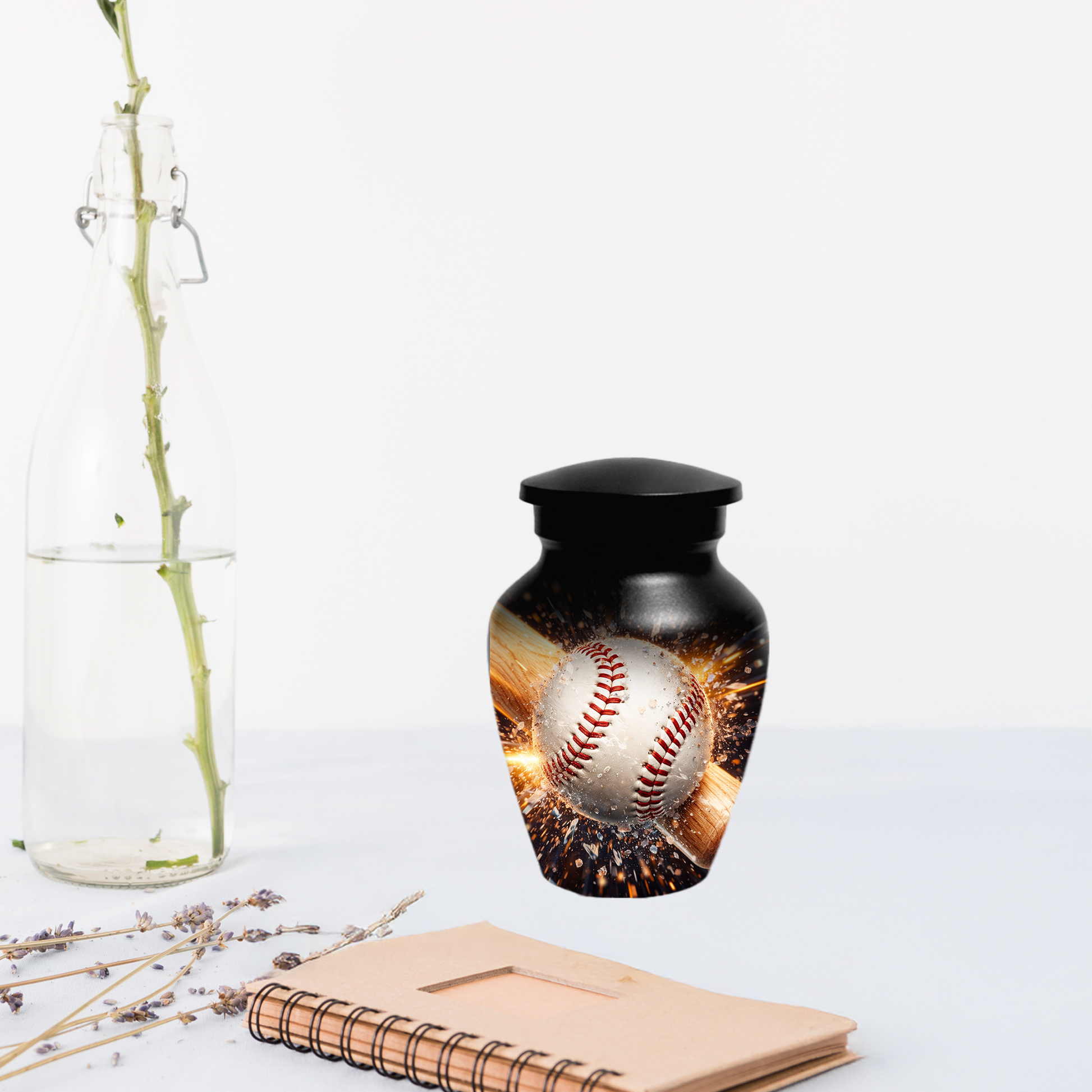 Baseball Memorial Urn | Custom Cremation Urn for Human Ashes