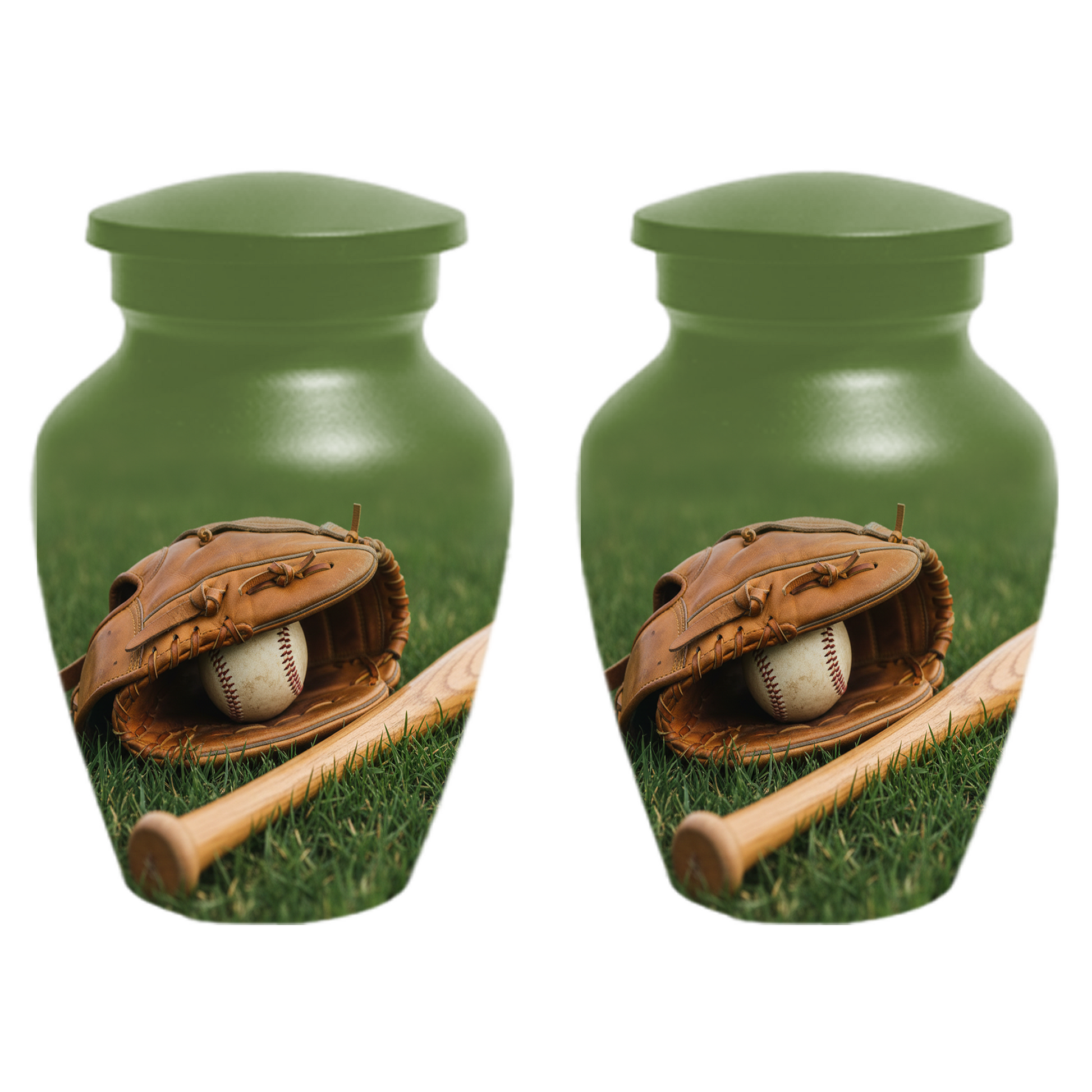 Baseball Urn for Dad | Personalized Cremation Urn for Ashes