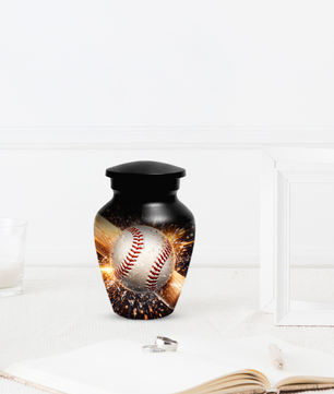 Baseball Memorial Urn | Custom Cremation Urn for Human Ashes