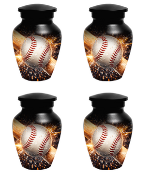 Baseball Memorial Urn | Custom Cremation Urn for Human Ashes