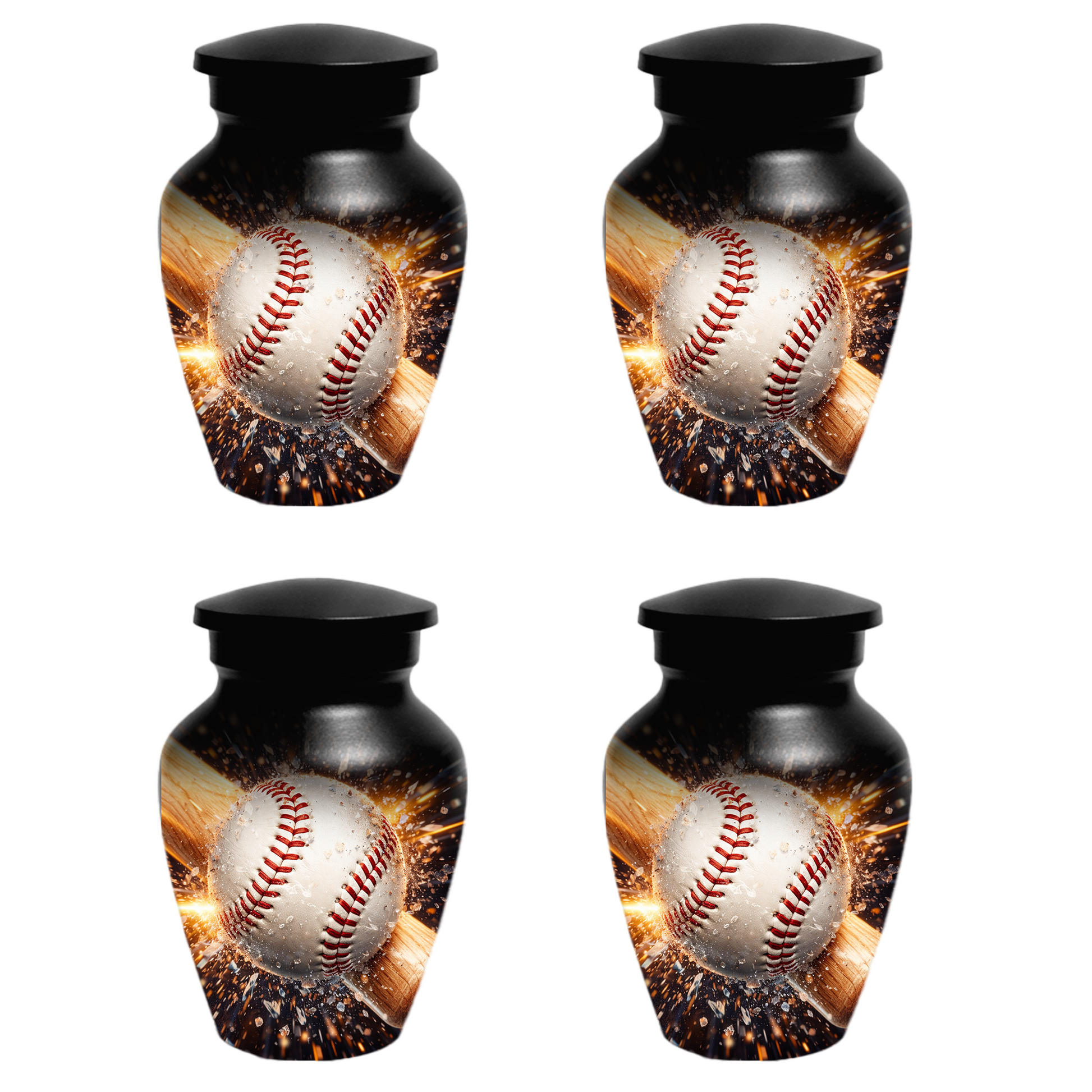Baseball Memorial Urn | Custom Cremation Urn for Human Ashes