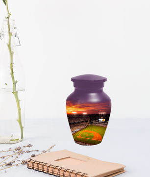 Baseball Stadium Memorial Urn | Custom Cremation Urn for Human Ashes