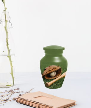 Baseball Urn for Dad | Personalized Cremation Urn for Ashes