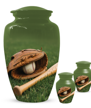Baseball Urn for Dad | Personalized Cremation Urn for Ashes