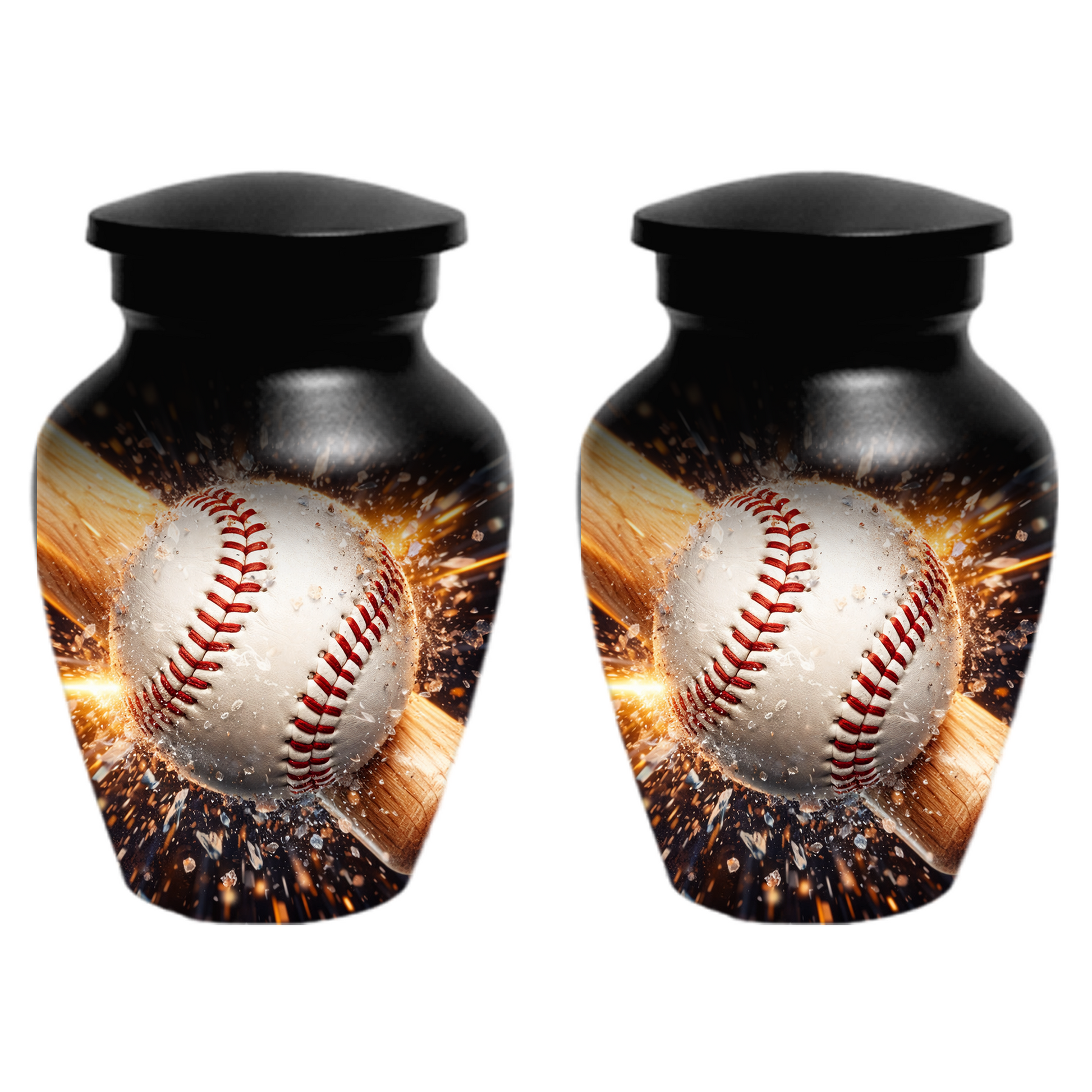 Baseball Memorial Urn | Custom Cremation Urn for Human Ashes